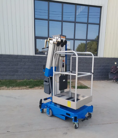 8m portable vertical aluminium Platform ladder Electric ladder lift