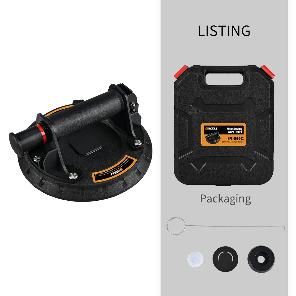 Hand Tool Lifting Glass Heavy Duty Vacuum Cup Tile Suction Cup Glass Rubber Sucker