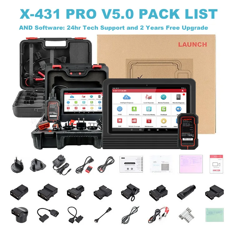 Launch x431 pro v 5 0 pros obd2 сканер полная система Интеллектуальный диагностический инструмент автомобильный