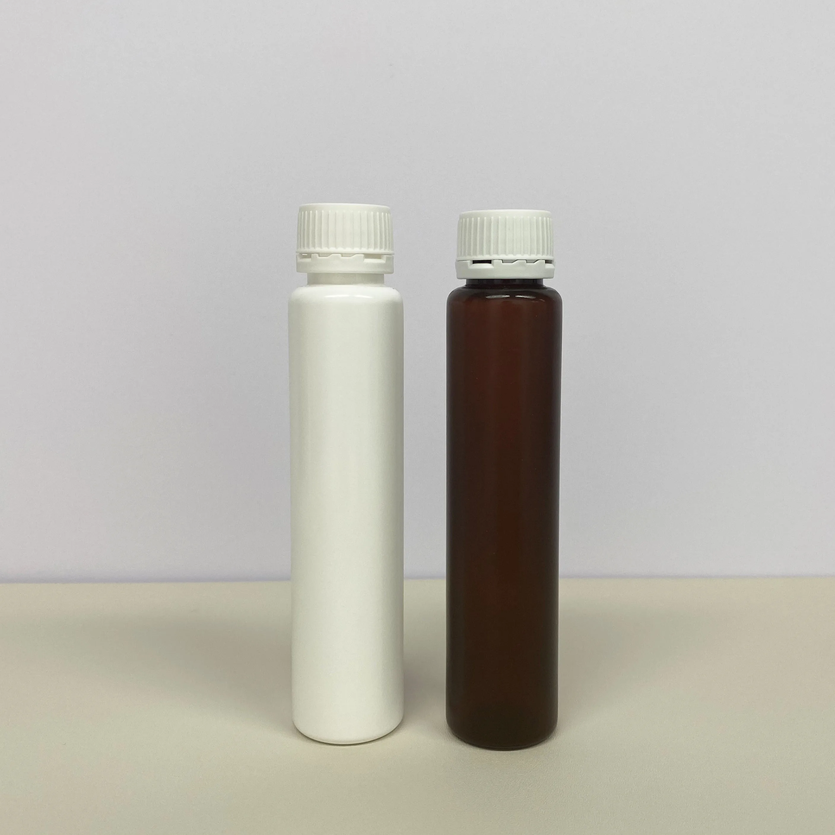 High Quality PP high-temperature oral liquid bottle with Screw Cap 20ml 25ml enzyme drinking bottle for drink bottles packages