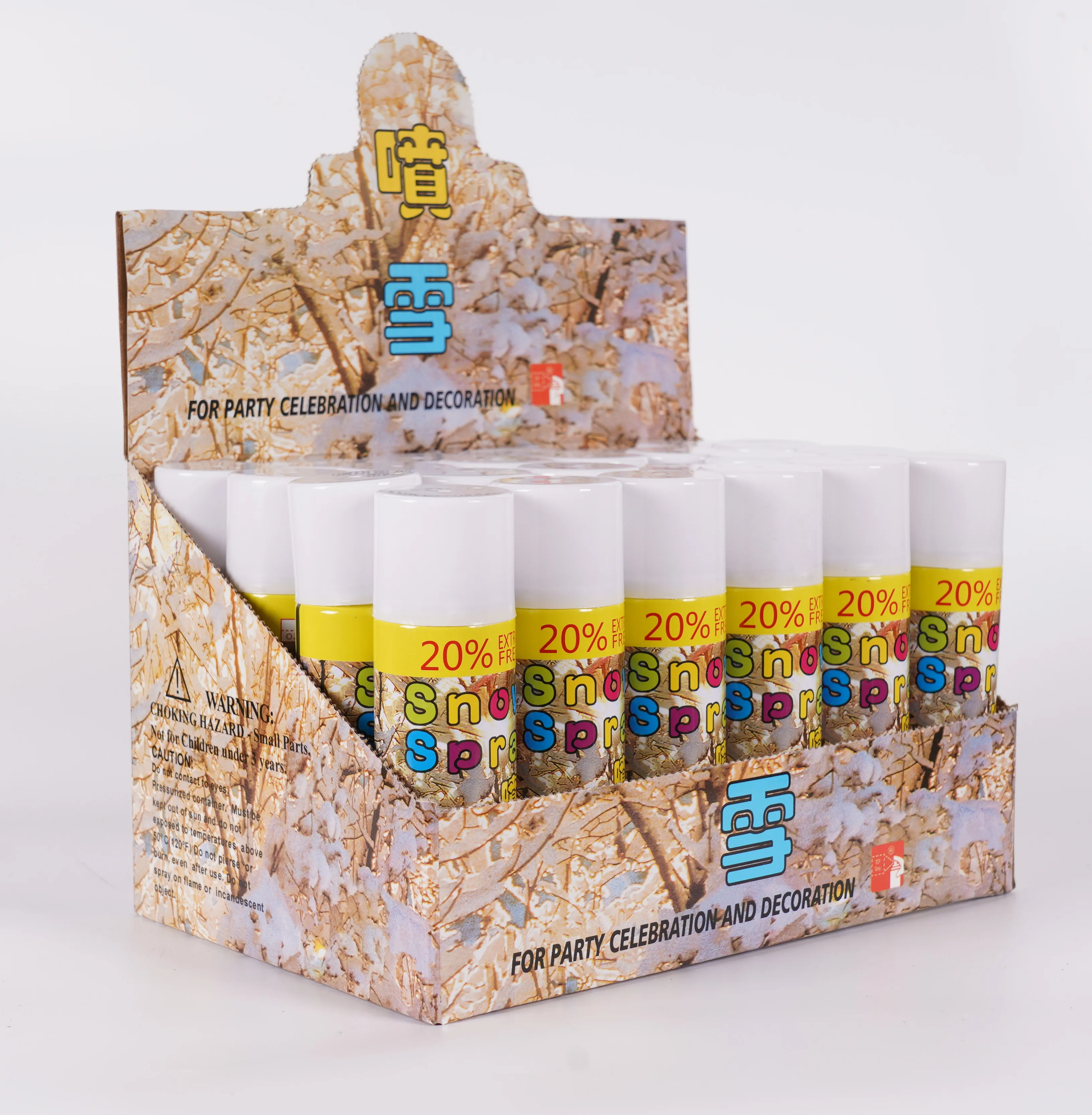 Hot Sell 25% Extra Free Party Celebration And Decoration Taiwan Snow Spray