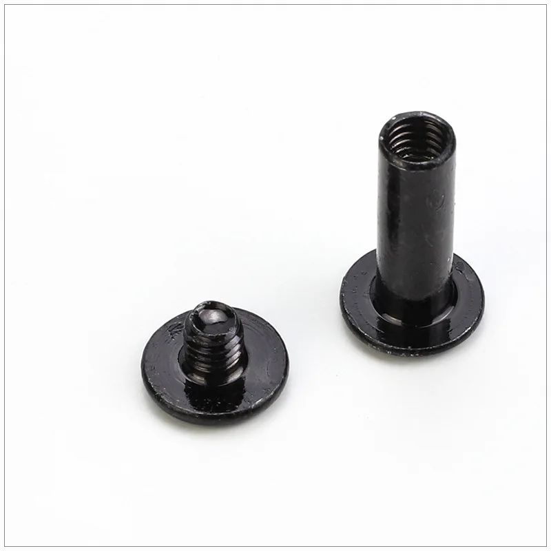 OEM M3 Slotted Small Black Chicago Book Screw Binding Screws