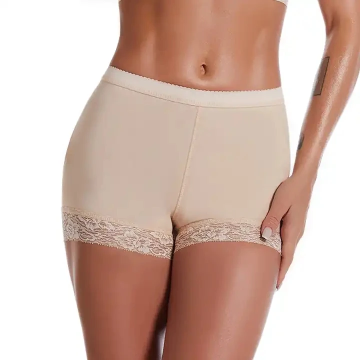 Women Buttocks Plump Hips Large Size Body Shaping Panties Lace Ass with Pad Boxer Shapewear Shorts Butt Lifter Pants