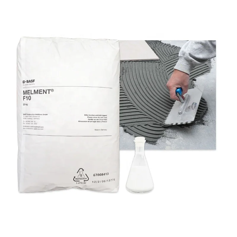 MELMENT F10 Construction Cement Admixtures melamine Water Reducer  Powder Superplasticizer