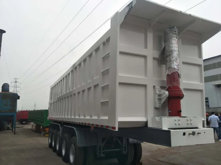  Ченда бренд 5 Ось 6 оси 45cbm прицеп с передним поднимаясь 80ton 100ton самосвала полуприцеп для