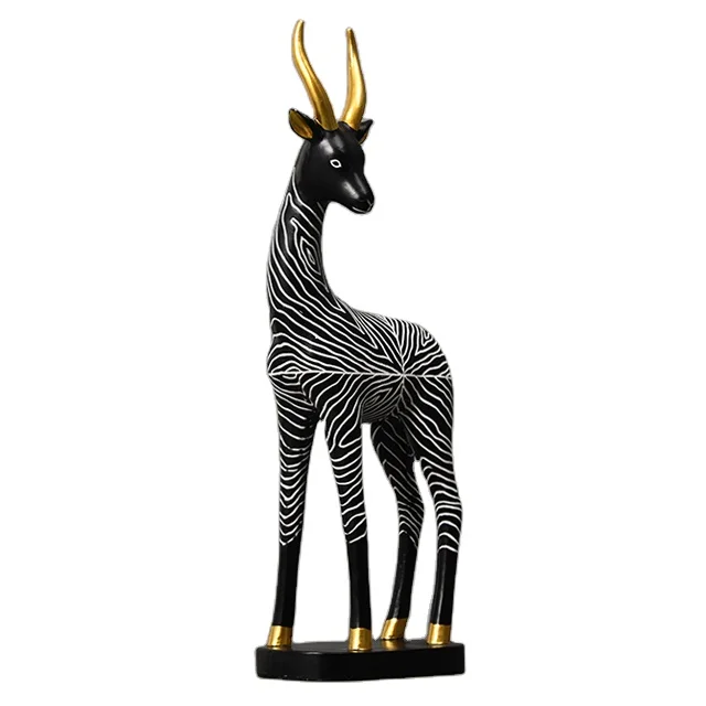 
Africa Totem Home Cheap African Decoration Sheep Figurine Craft Statue Antelope Decor 