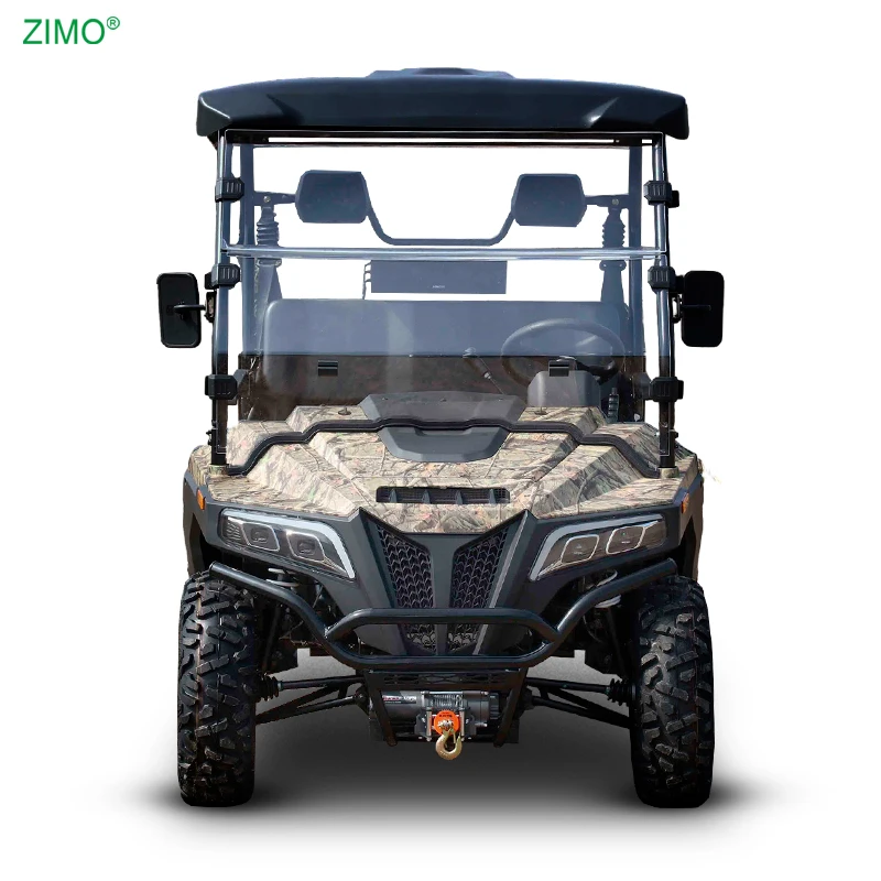 72V 10KW All Terrain 4 Wheeler Farm Electric 4 Seater UTV