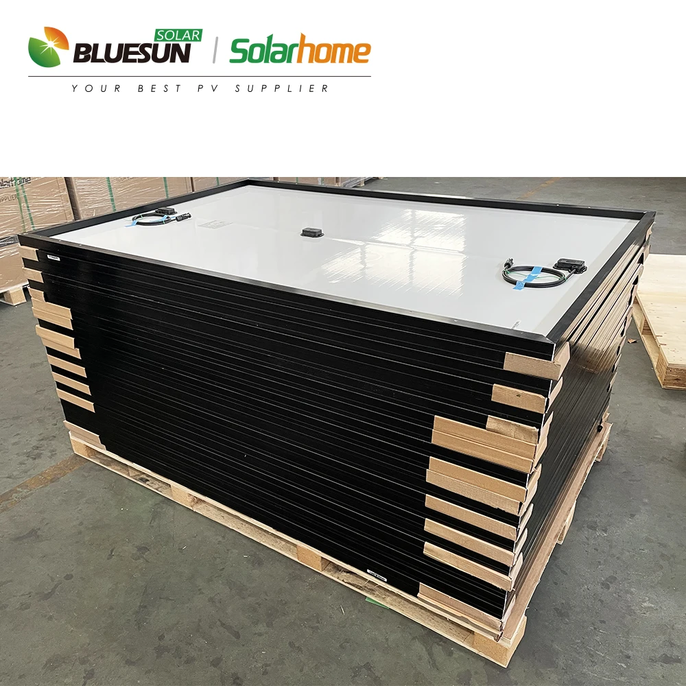 Bluesun солнечная панель CE TUV сертификат полностью черный 415 ватт 450 солнечные панели pv модуль США в наличии