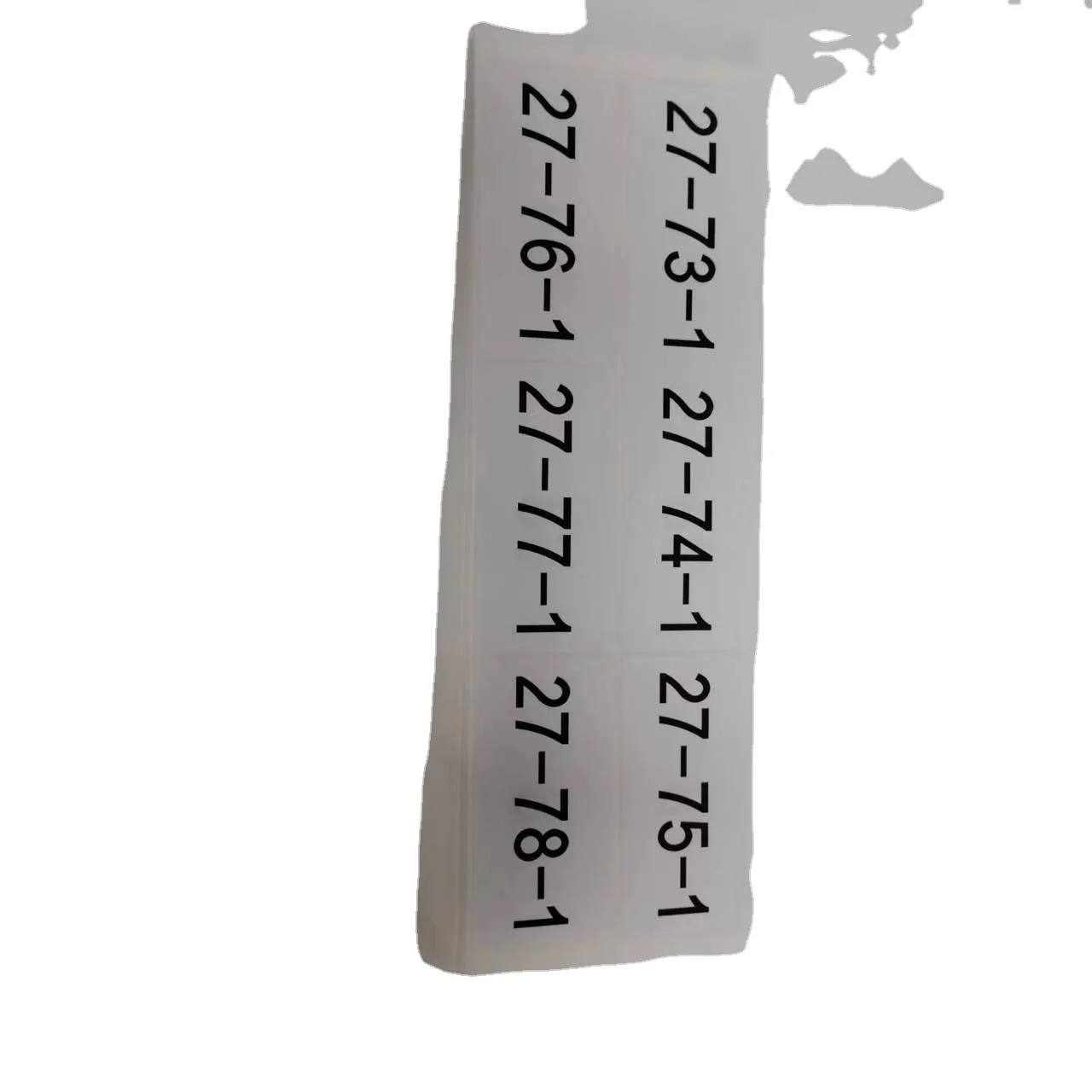 Customsized  serial number  adhesive label for  goods shelf of wearhouse of logistics storage