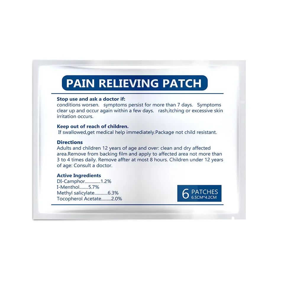 240pcs Herbal Products OEM ODM Back Bone Pain Relief Plaster Muscle Pain Relief Patch