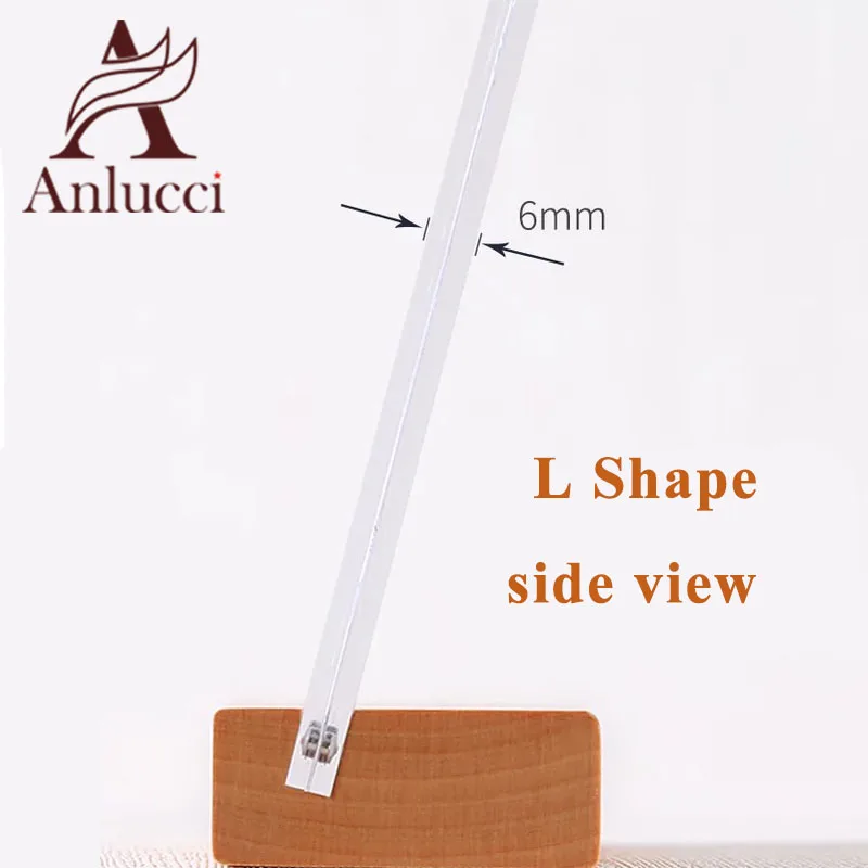 
Hot Selling High Quality Custom Wooden Base For Acrylic Menu Display 