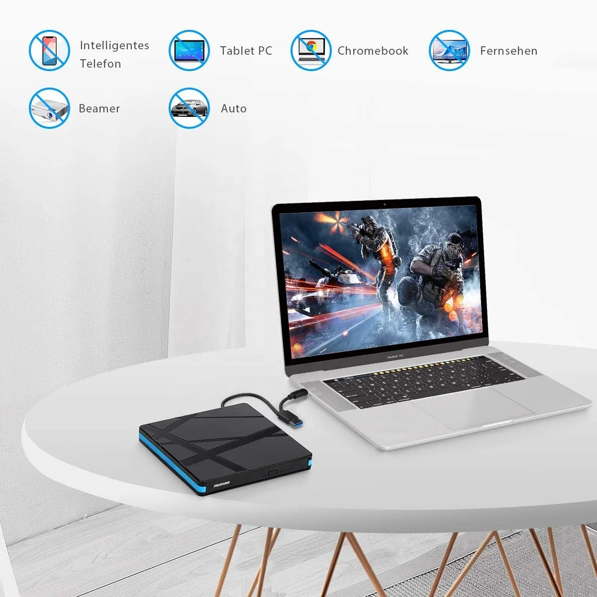 Ультра тонкий ридер рекордер оптический привод Rw плеер горелка Тонкий чехол Lenovo ноутбук Черный Белый Usb горячий Dvd