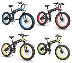 Smlro S11 48v 26 inch Fat Tire Electric Bike Mountain Bicycle 1000W Motor 14Ah $amsung Battery Foldable Ebike Folding e bike