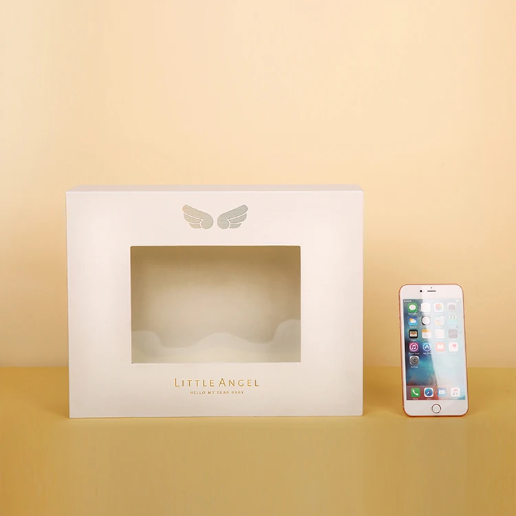 Custom Eco Friendly Cardboard Paper Matte White   Large Size Logo Ribbon Magnetic for Dress Gift Box Packaging Paper