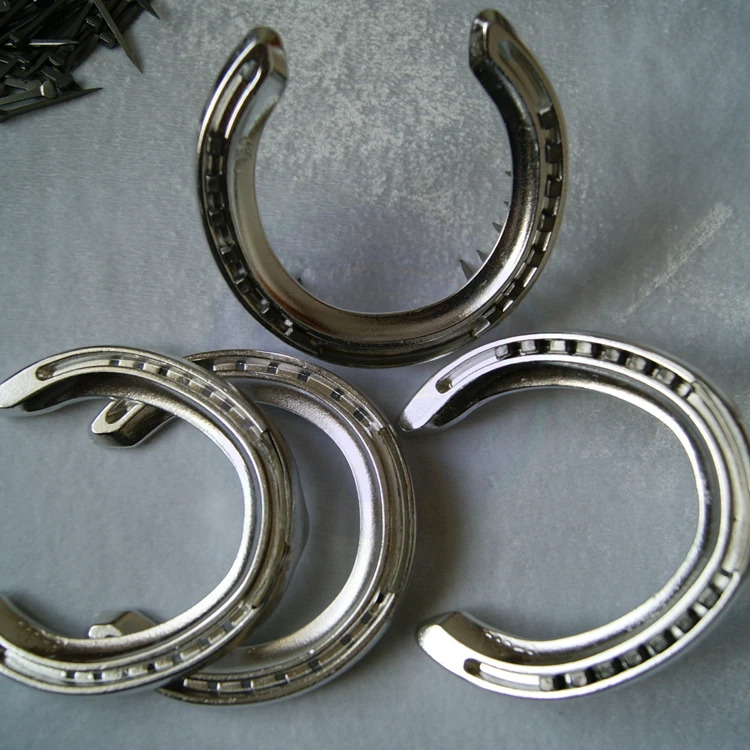 
factory direct supply wholesale farrier and blackmith aluminum alloy horseshoes for sale 