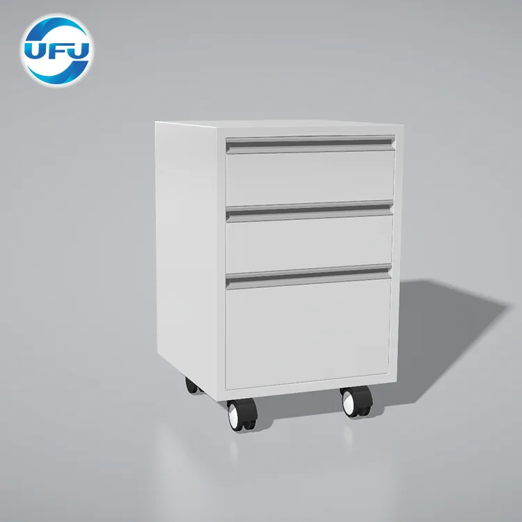 3 Drawer Movable Cabinet Factory Suppliers Lab Furniture