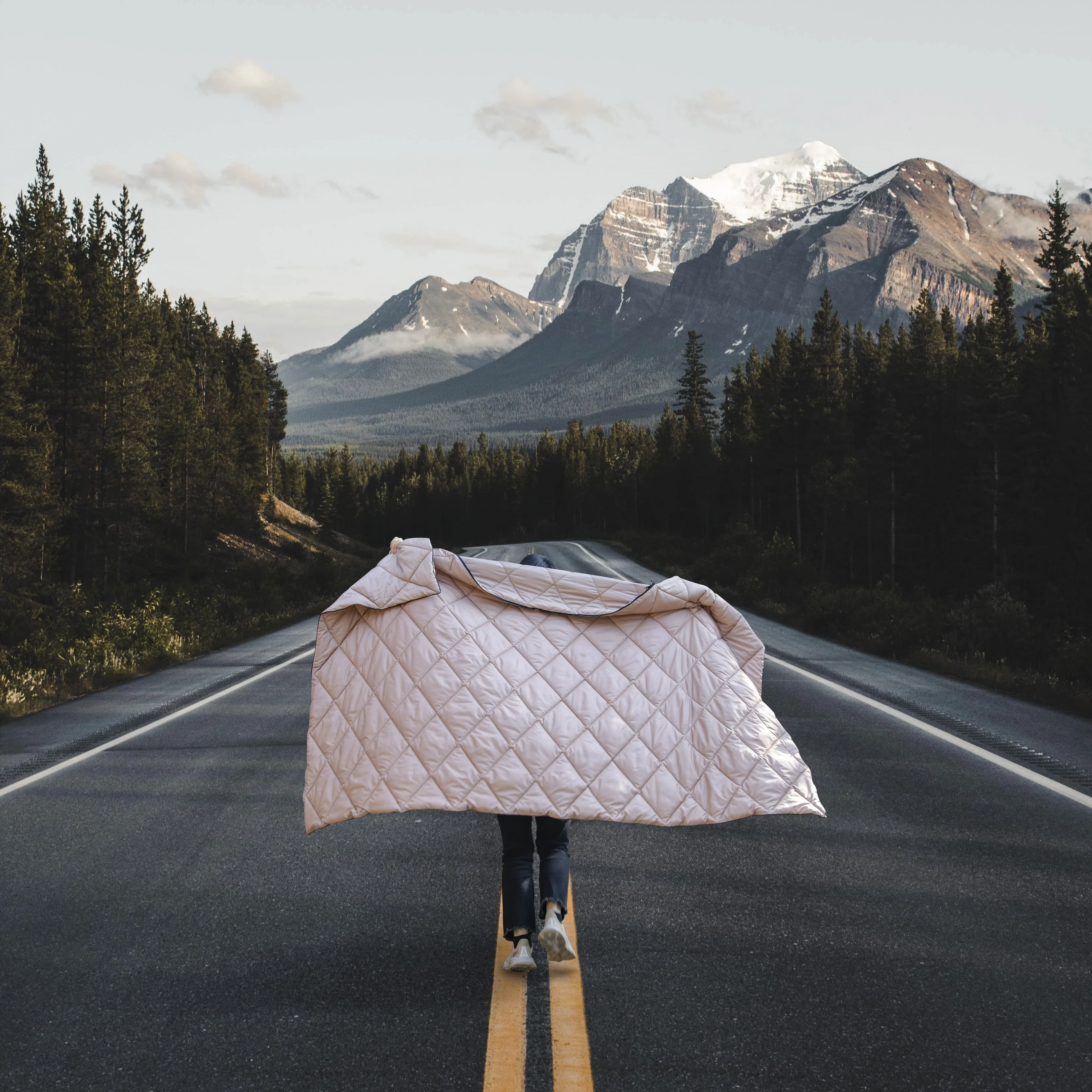 Дропшиппинг, дышащее Походное одеяло, одеяло для кемпинга, одеяло из переработанного пуха