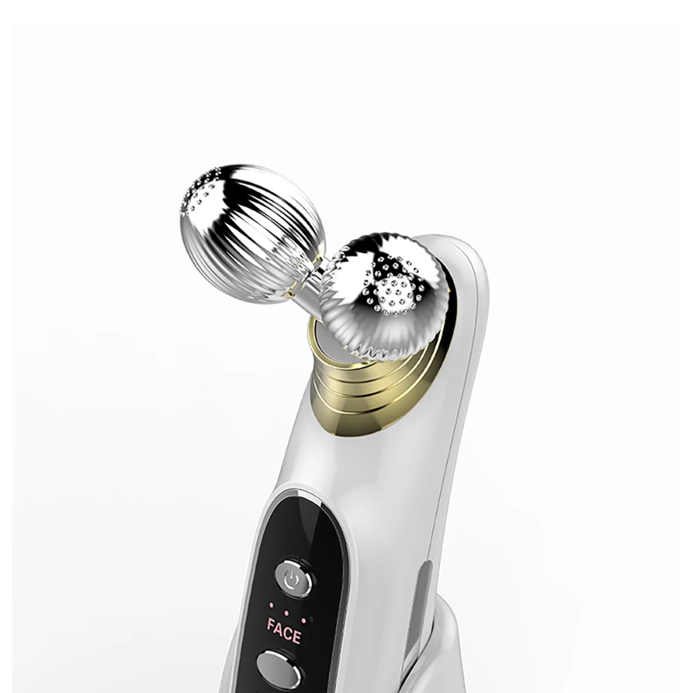 KKS anti wrinkle beauty micro current dual electric 3d ems rf face lift arm roller body facial lift massager machine