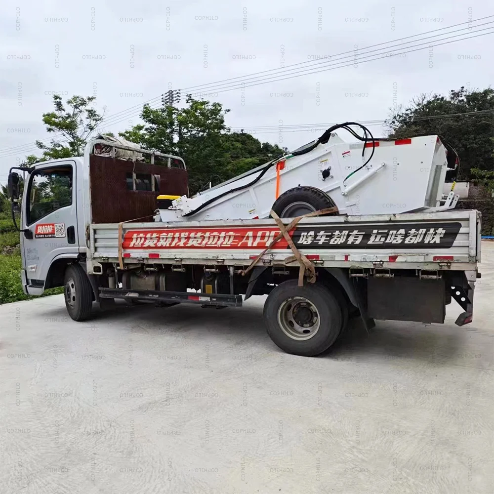 Own brand beach sand cleaning tractor cleaner machines equipment with 1000 cleaning width 120mm cleaning depth