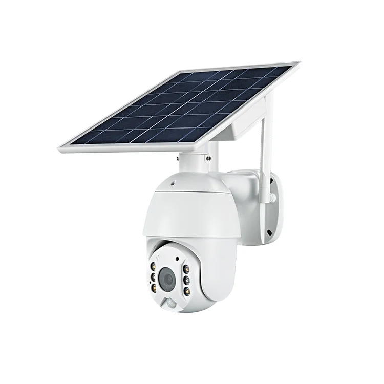 Outdoor PTZ Wireless Wifi Solar Ip Camera Powered Wifi CCTV 4G Ptz Camera
