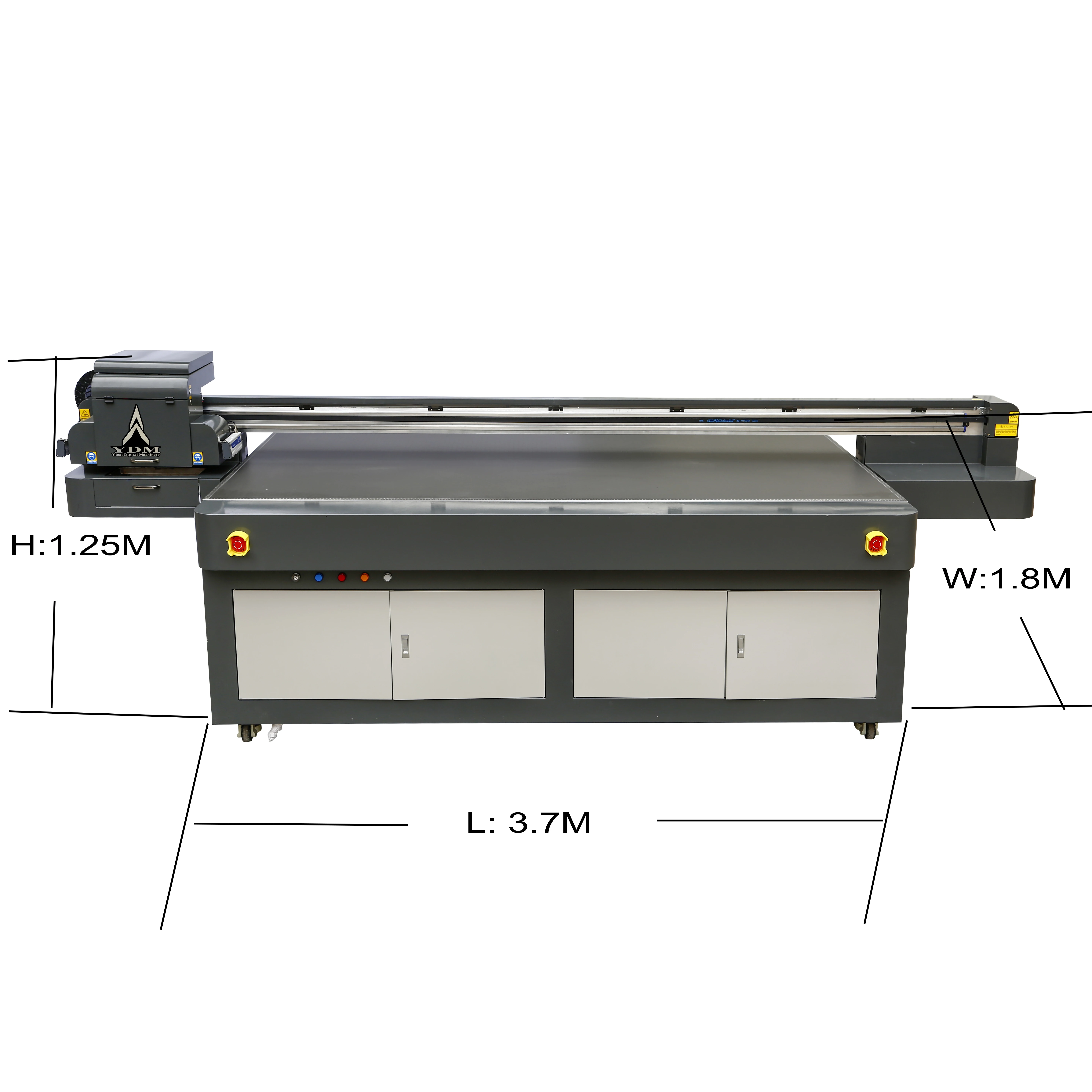 large format flatbed uv printer 2513E flat bed 3d UV printer machine with Ricoh G5