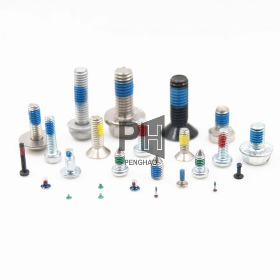 High-Quality Anti-Loose Screws Stainless Steel Adhesive Fasteners Carbon Steel Round and Flat Head Screws with Anti-Drop