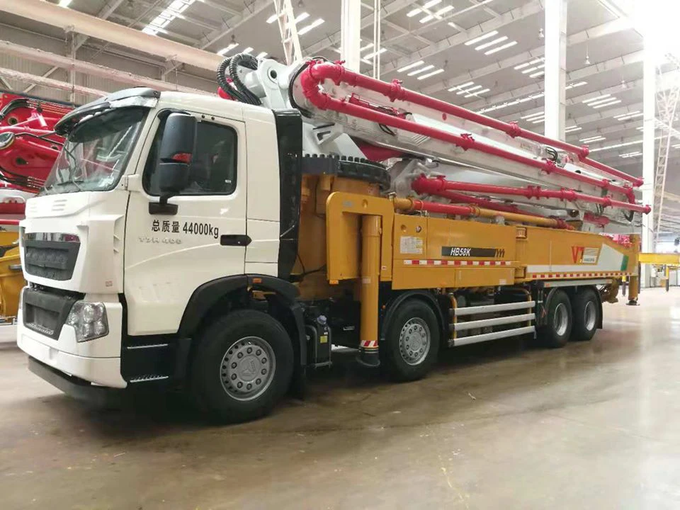 High operating efficiency 38M Pump Truck 21 Tons Concrete Pump HB58K within Concrete Machinery