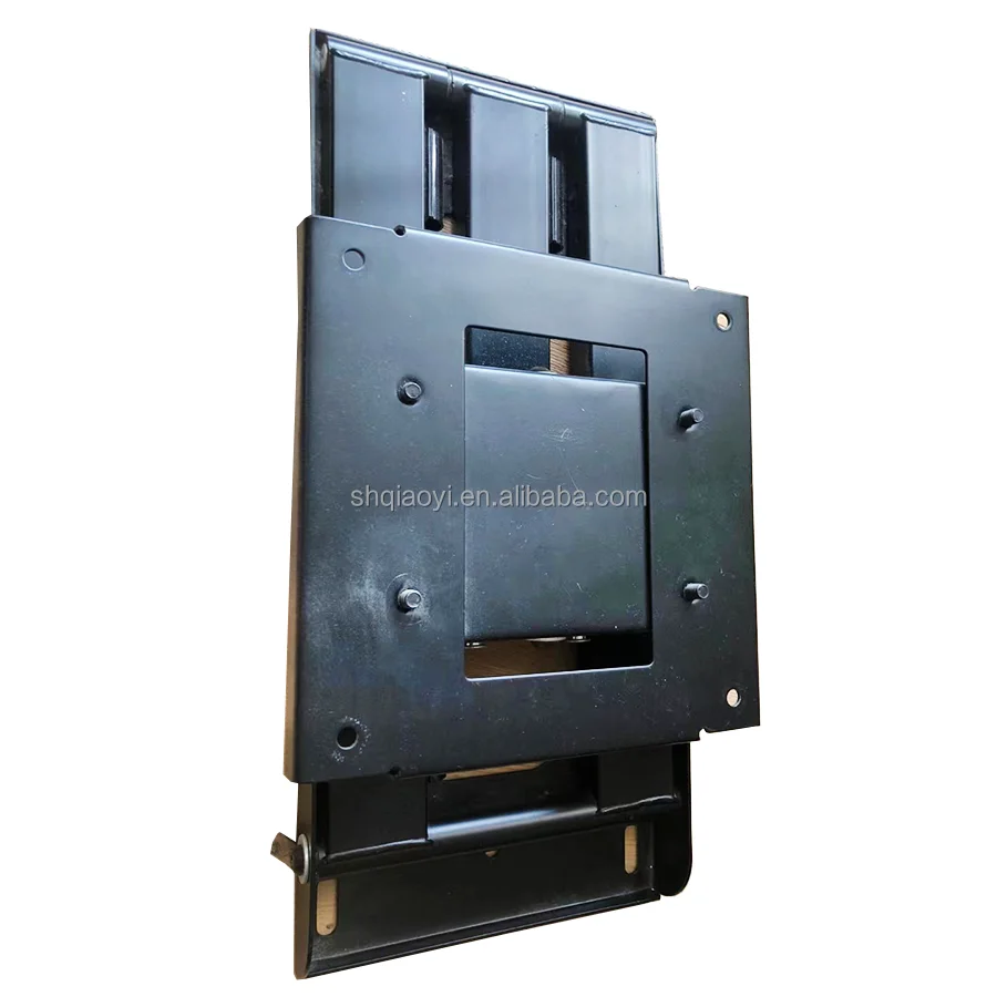 Durable Industrial Black Forged Steel Long Heavy Duty Sheet Metal Fabrication Hidden Floating Wall Shelf Bracket