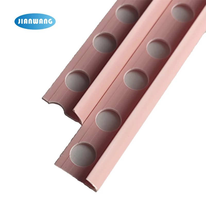 High Quality Round Edge L Shape Pvc Tile Trim Angle for Edge Tile Border Trim Marble Wall Corner Trim