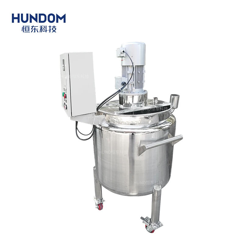 High performance 200l stainless steel tank homogenizer mixing tank for food liquid juice processing
