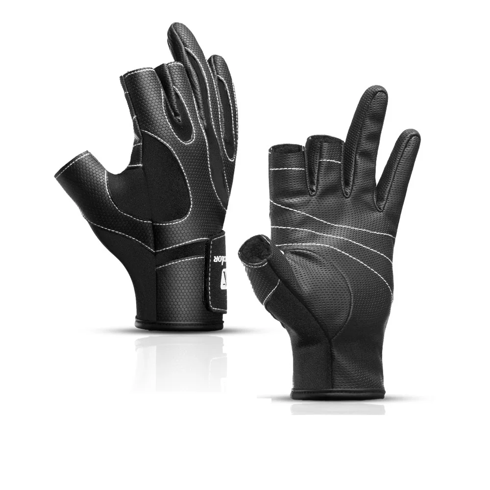 Custom Anti-slip Waterproof Cold Weather Outdoor Activities Gloves Mens Fishing Gloves For Winter Boating Kayaking Water Sports