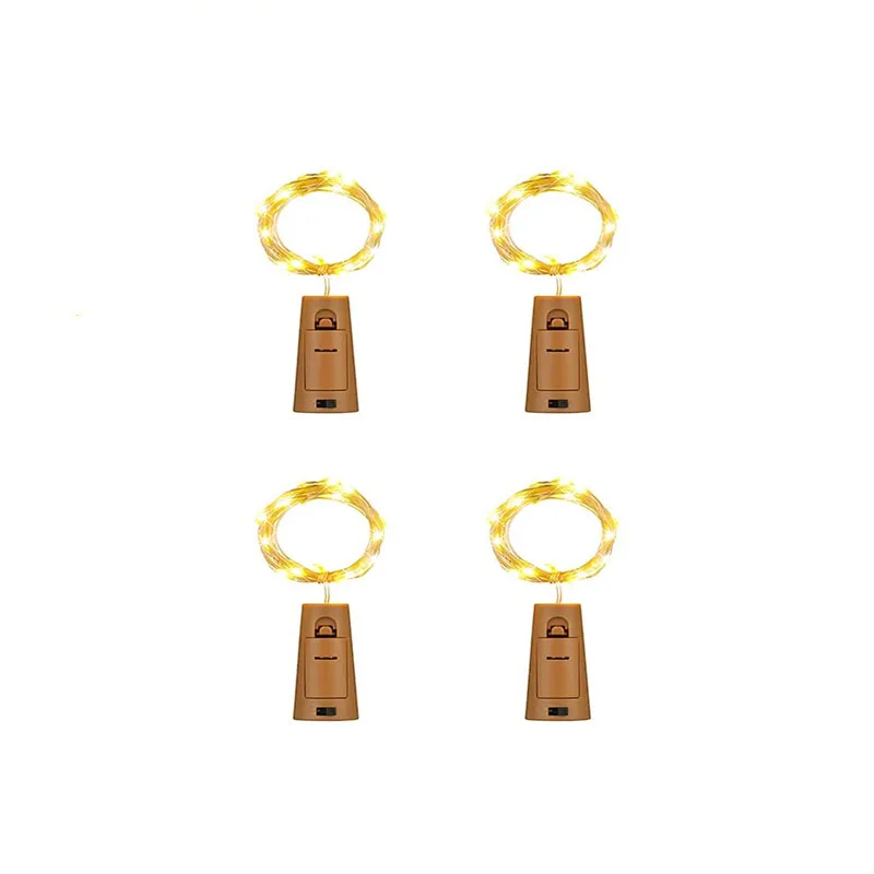 1 meter 10 leds AG13 Cell Button Battery Led Bottle Decoration Light For Holiday Indoor Outdoor Small Light Wine Bottle Cork
