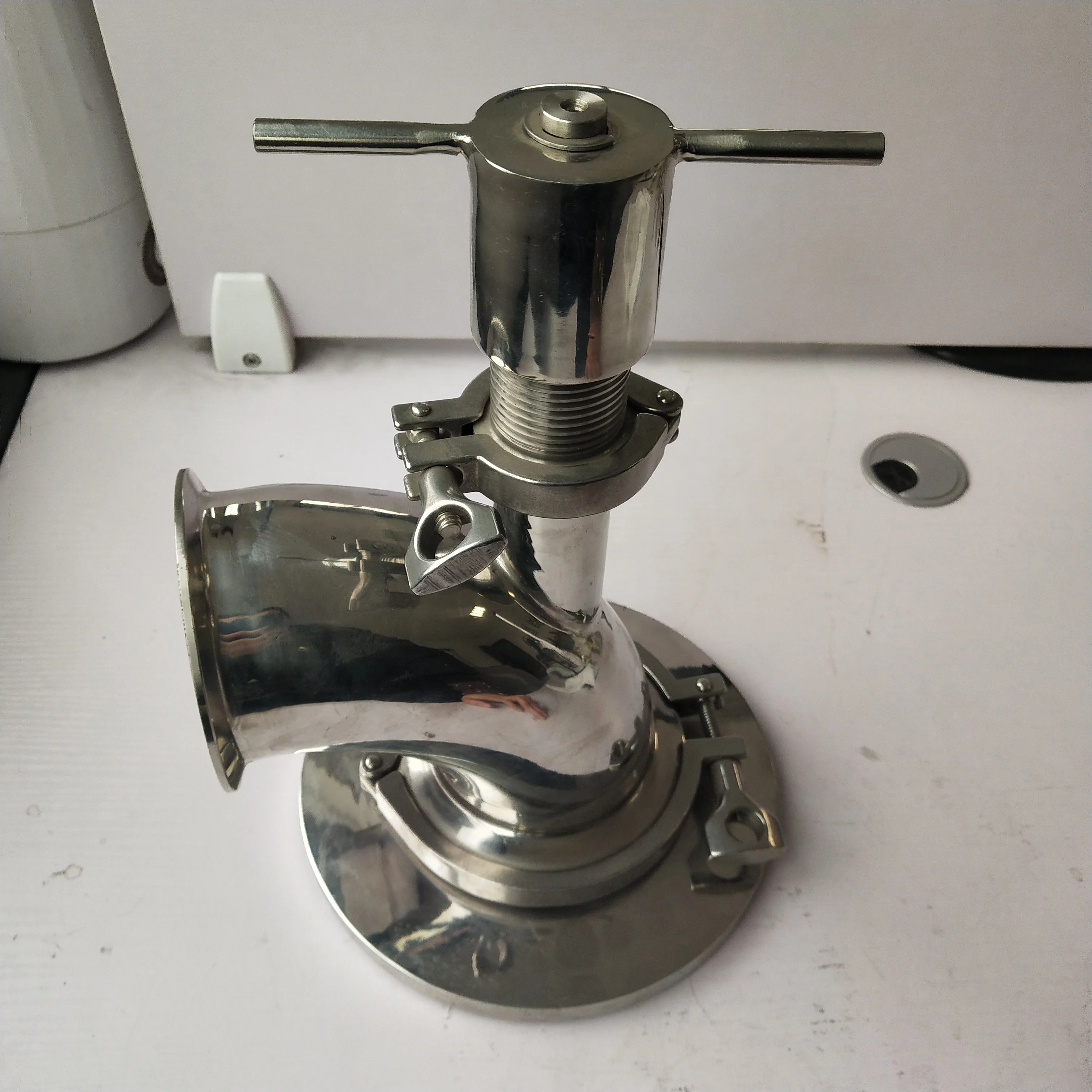 Sanitary Stainless Steel Pneumatic Clamped Safety Valve