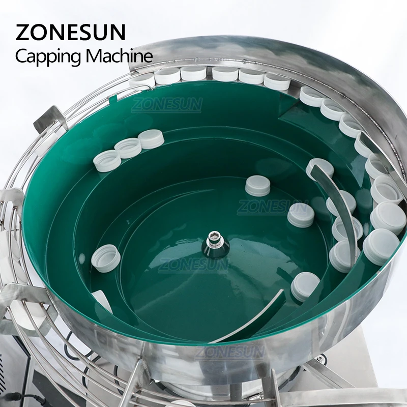  ZONESUN ZS-XG16V крышка насоса Полноавтоматическая Pet пластиковая бутылка укупорочные машины с крышкой Вибрационный