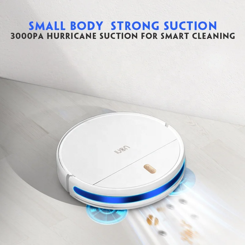 Uoni robot vacuum cleaner Samurai 2 sweeping robot 3000Pa suction wet and dry visual navigation drop shipping bestseller
