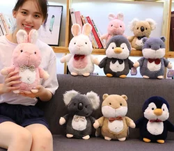Best selling professional toys customized super soft plush animal cartoon penguin hamster rabbit toys