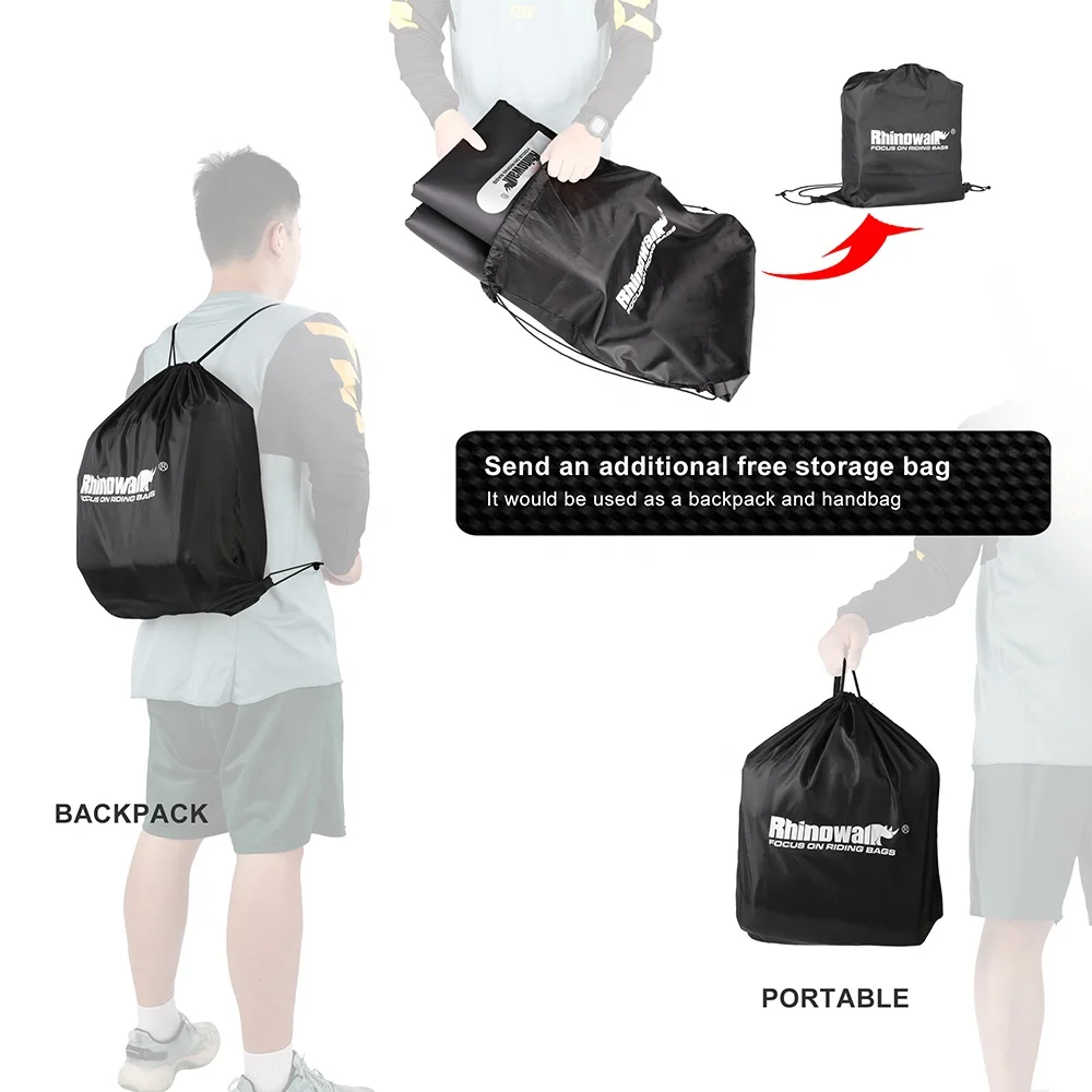 Rhinowalk Waterproof Pickup Truck Bed Tailgate Crash Pad Protector w/ 6 Bike Rack Straps