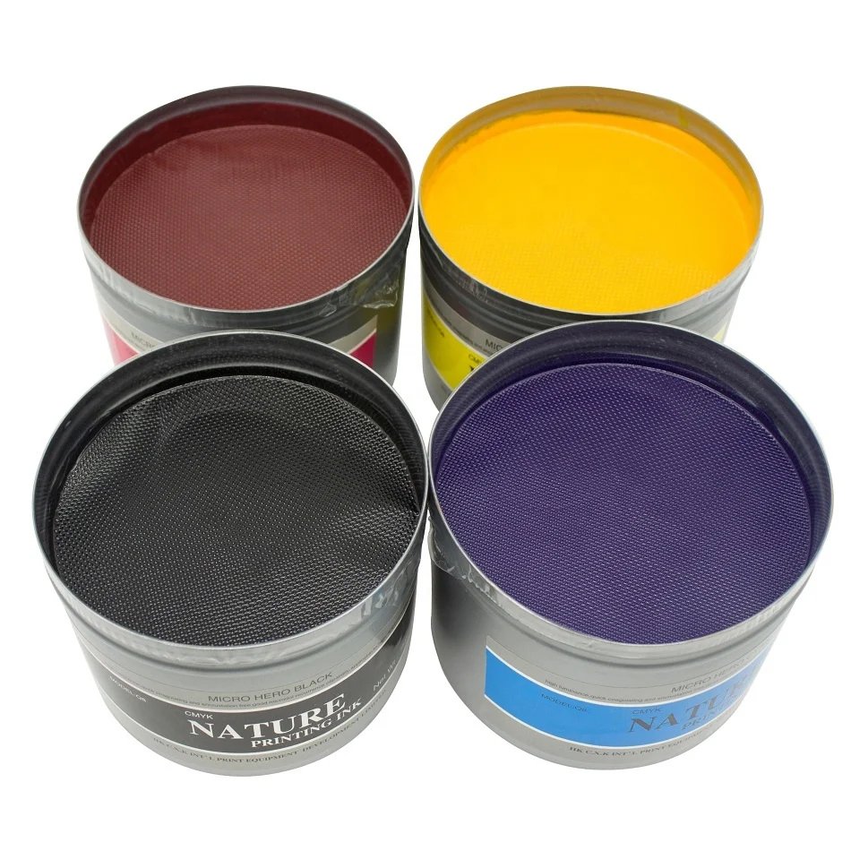 CMYK sheet-fed offset inks for commercial printing