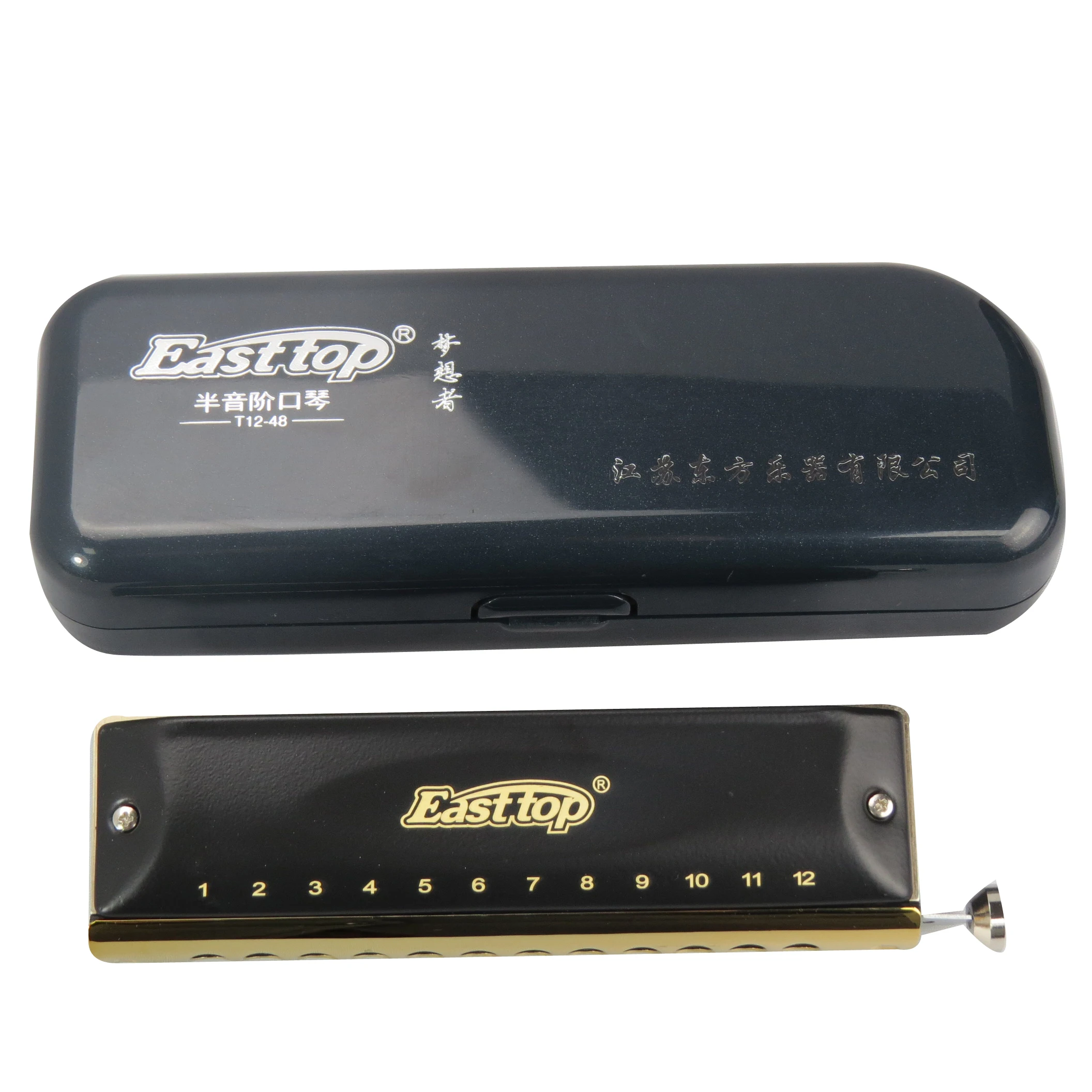 Factory hot sale chromatic harmonicas for harmonica musical instrument easttop