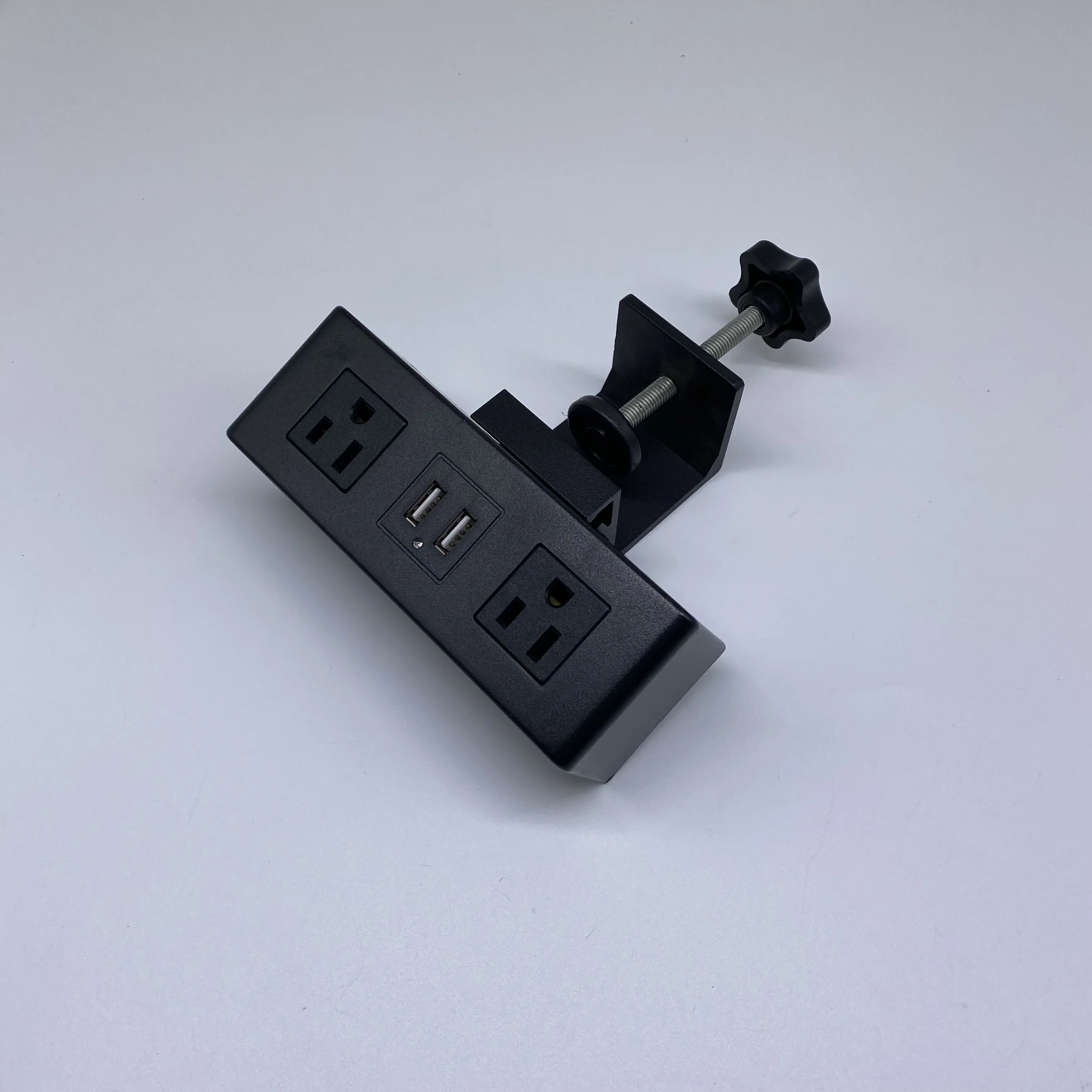 US UK AU Universal outlet office power strip clamp-on desk edge USB multifunctional socket for office