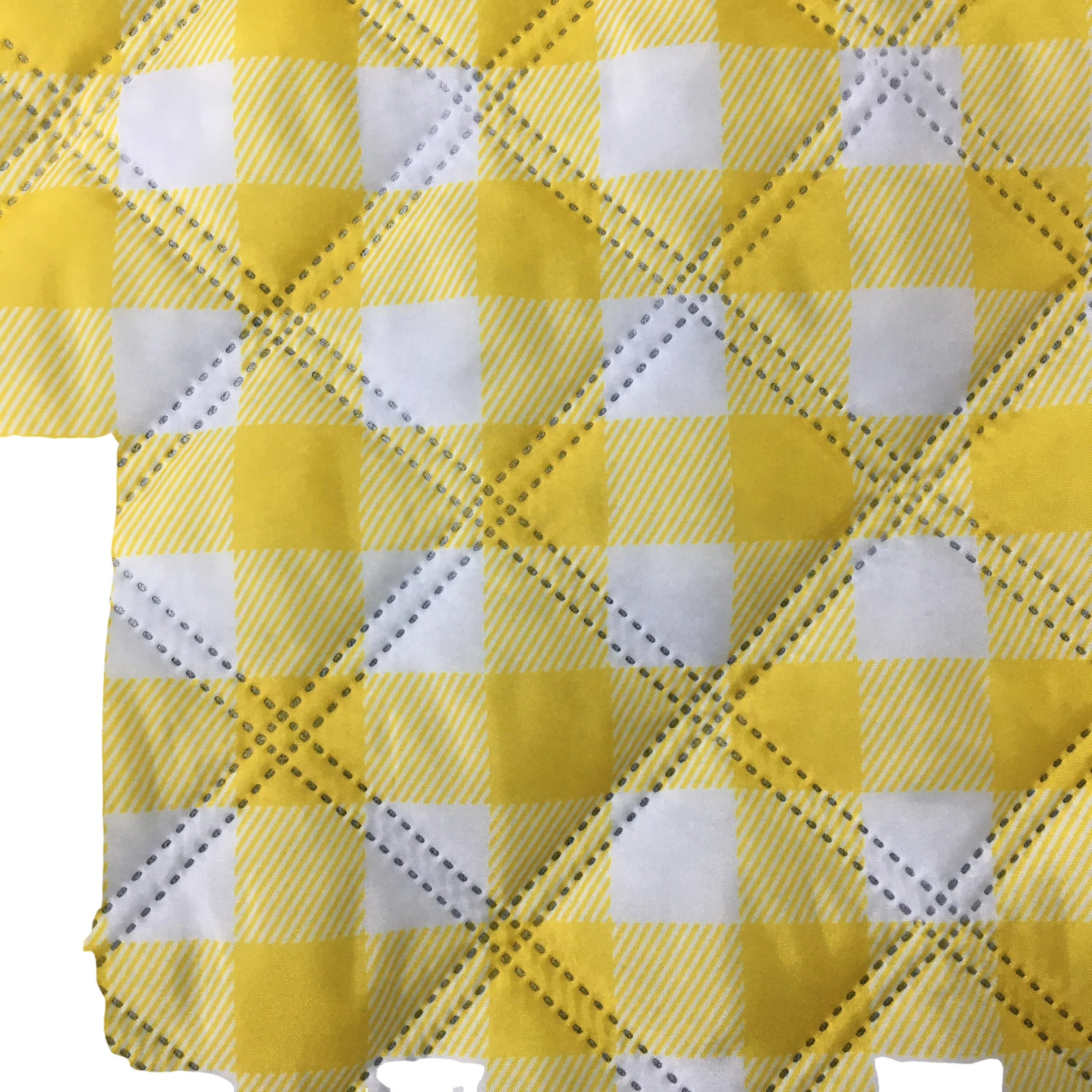 Printed waterproof ultrasonic quilted picnic blanket fabric
