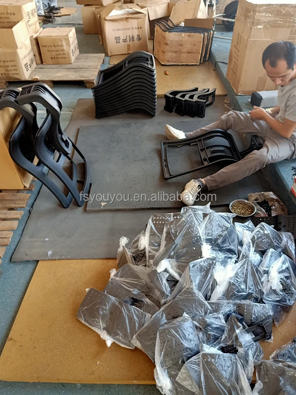 Project Solution Ergonomic High-Back Executive Boss Office Chair Modern Design White Frame Mesh Fabric Lift Chair