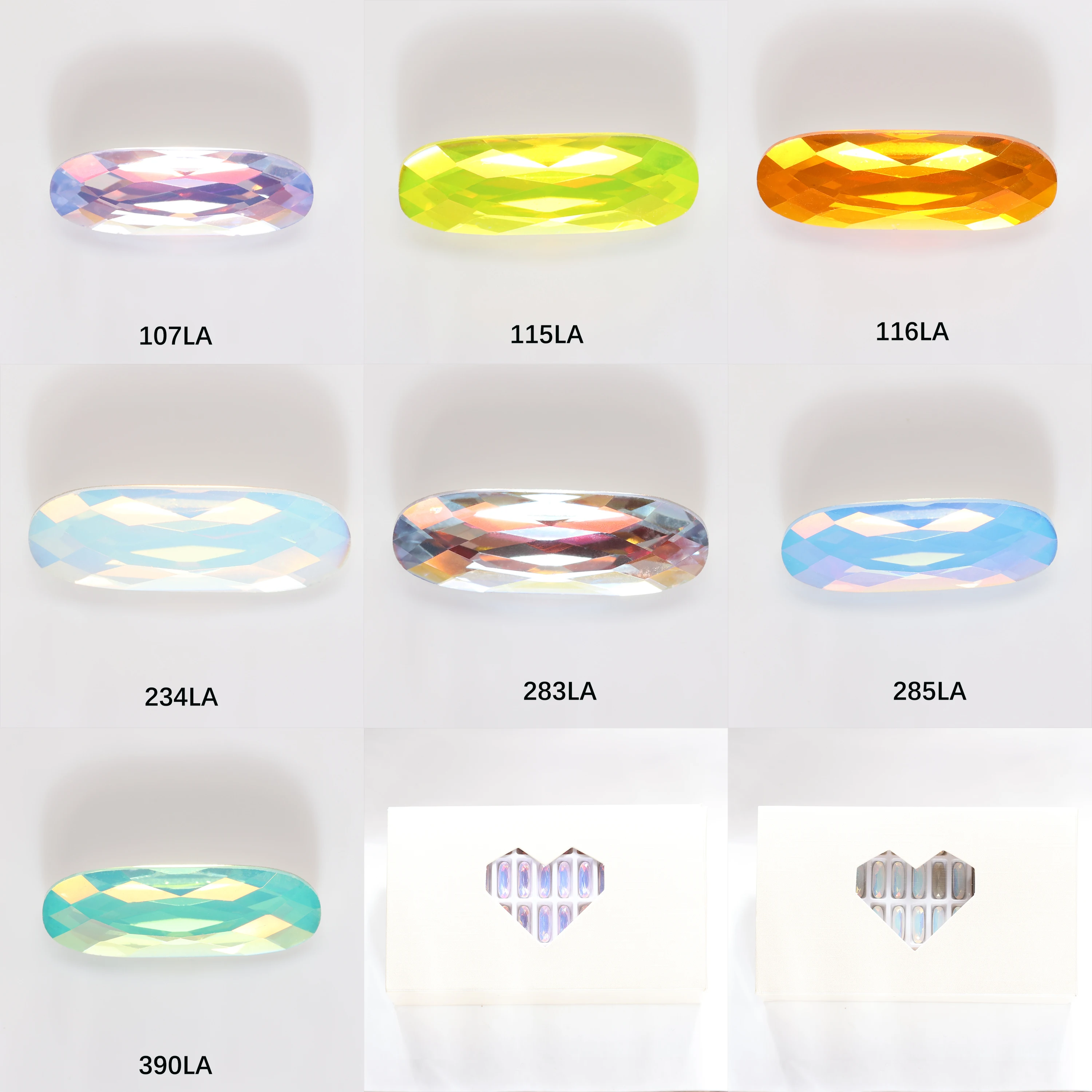 К9 стеклянные хрустальные аксессуары для ручных украшений белковые Длинные овальные украшения ногтей