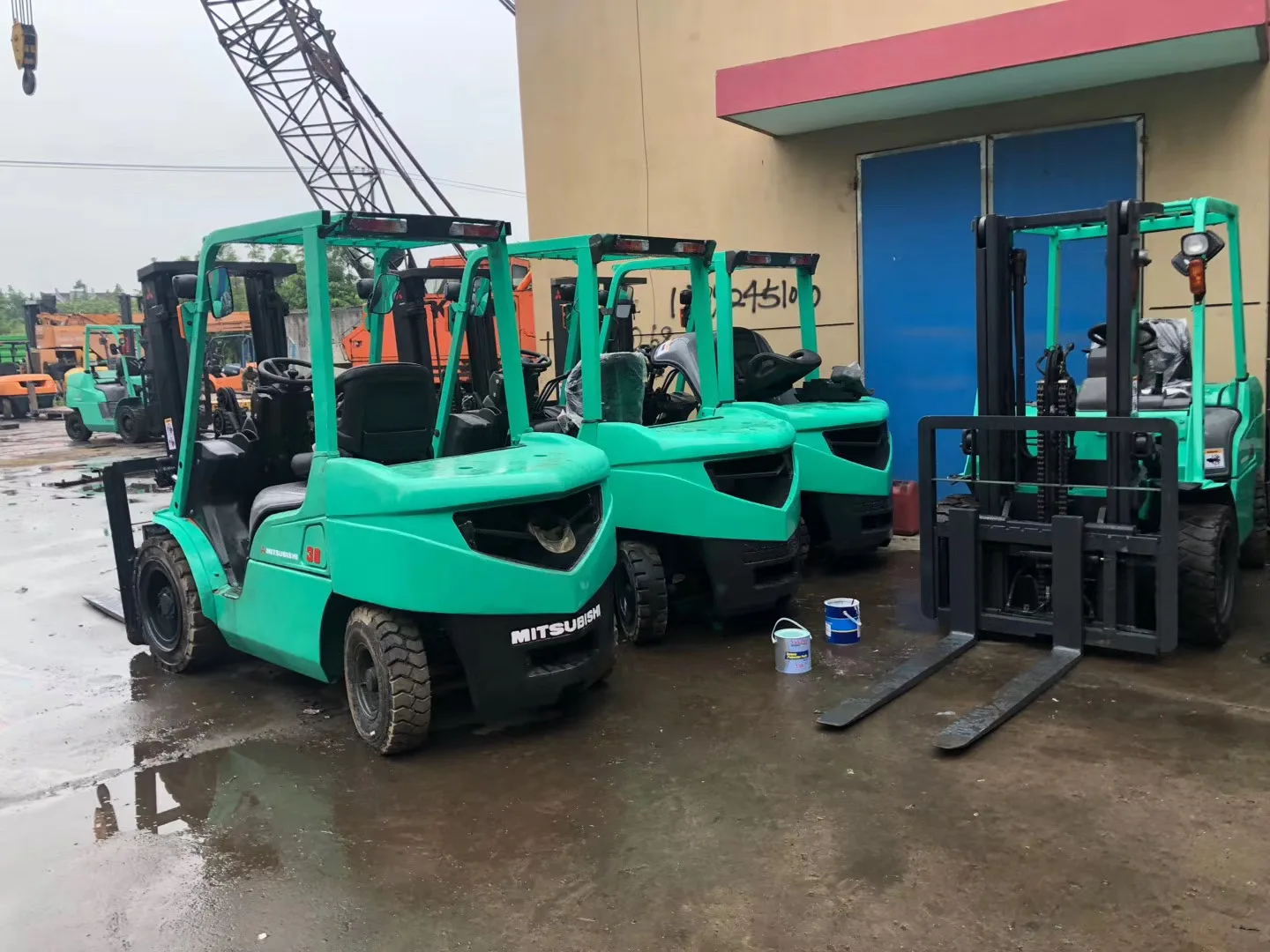 mitsubishi  used forklift from  2.5ton  to 20ton Japan forklift in stock