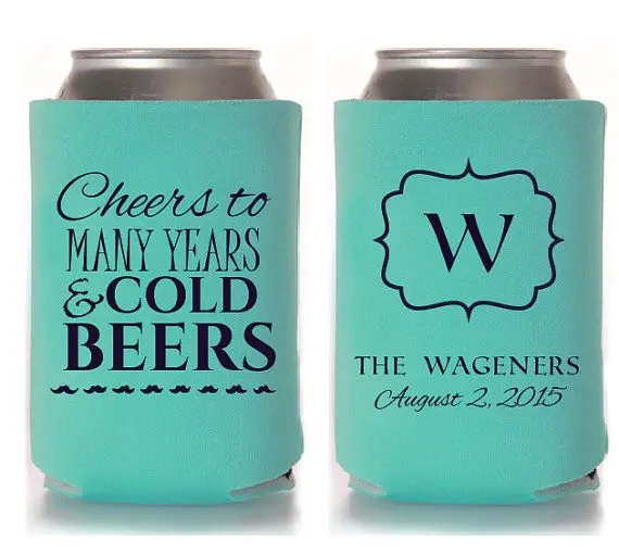 Make You Own Wedding Sublimation Can Coozies Party Coozies Custom Logo 12 oz Wedding Coozies