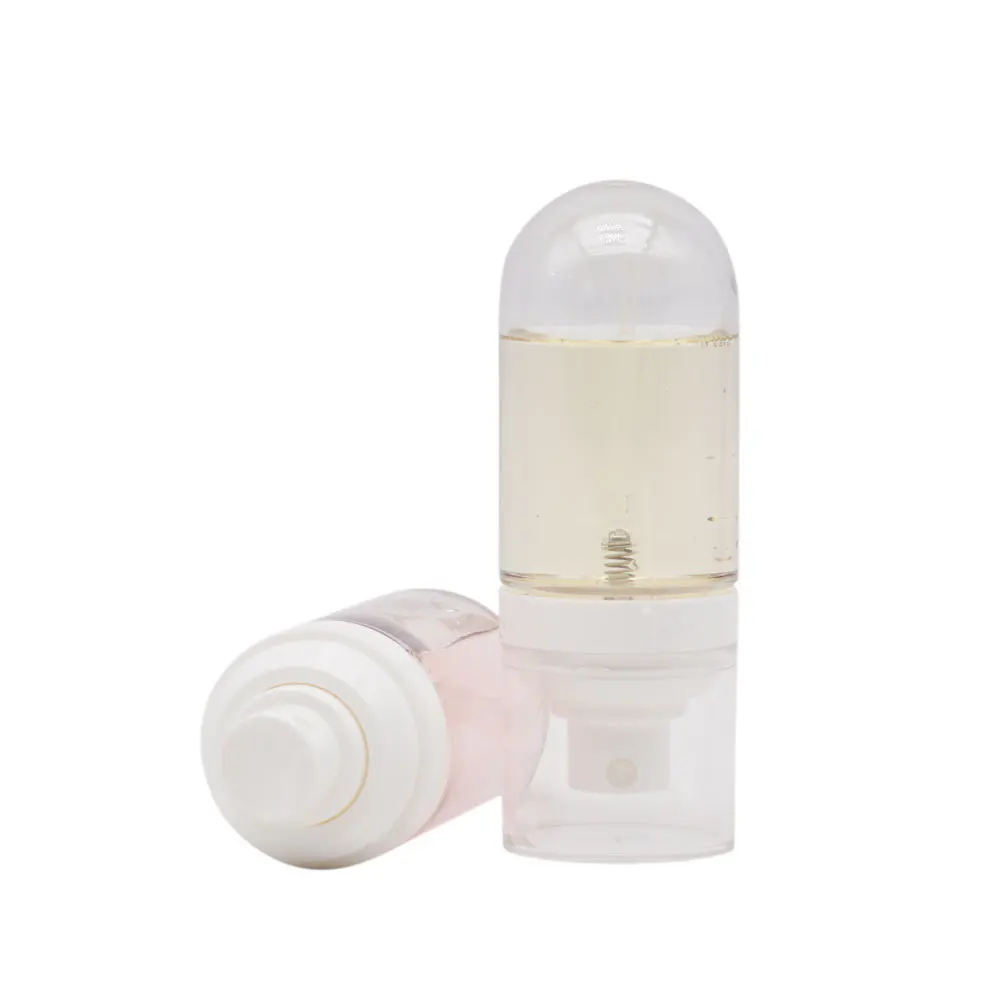 
Plastic Capsule Shaped Clear Cosmetic Spray Pump Bottles Bullet Shaped Capsule Plastic Bottle 