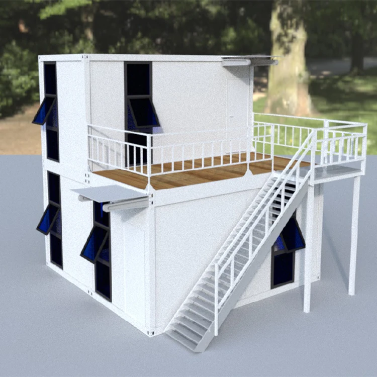 Zontop china modern small ready modular quick concrete hurricane proof two story resort cheap homes container prefab  houses