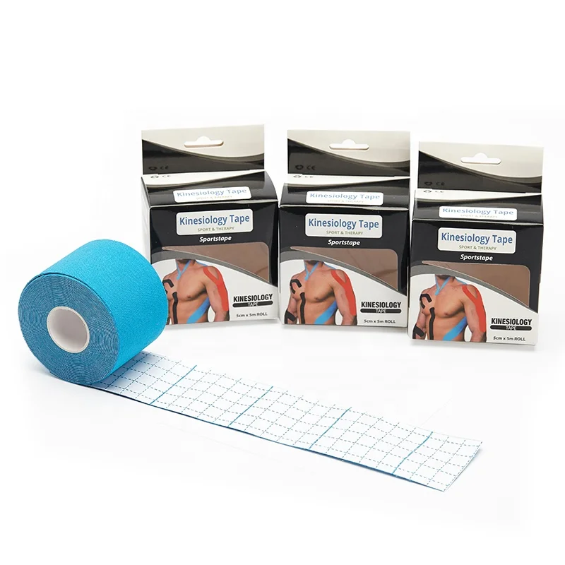  Wholesale Factory Price 5cm*5m Waterproof Sports Muscle KT Tape Kinesiology with Custom