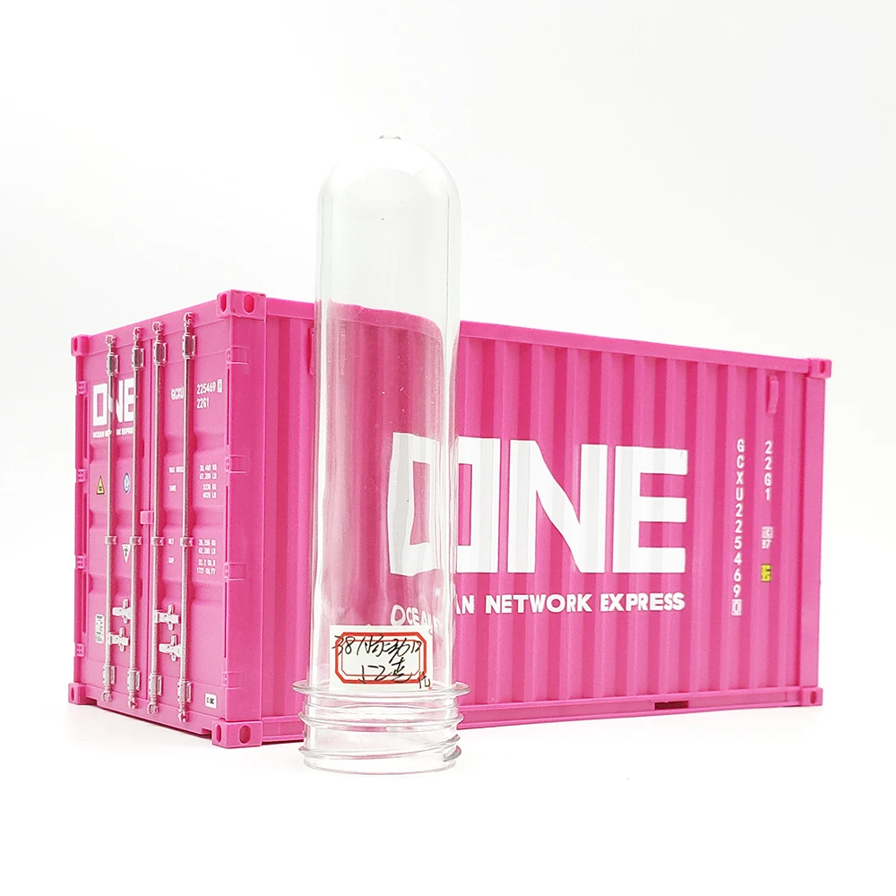 38mm 52g  clear color drinking water Bottles  PET plastic 600ml  bottle preform