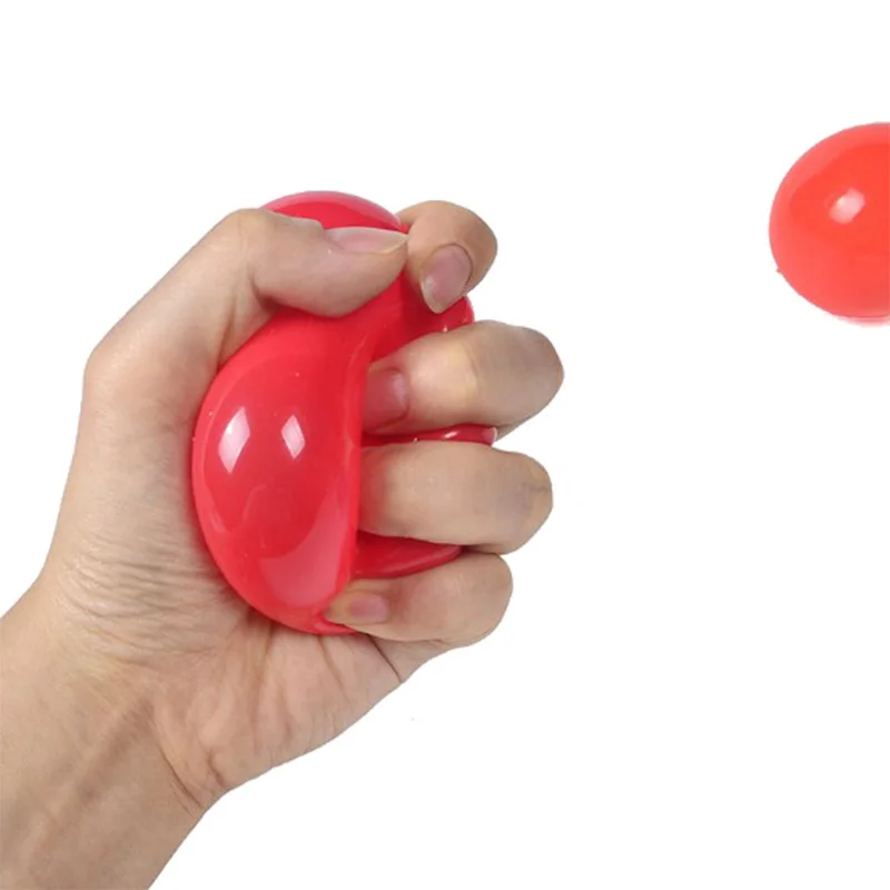 glow in the dark floor anti stress balls sticky ball stick to the wall in stress relif